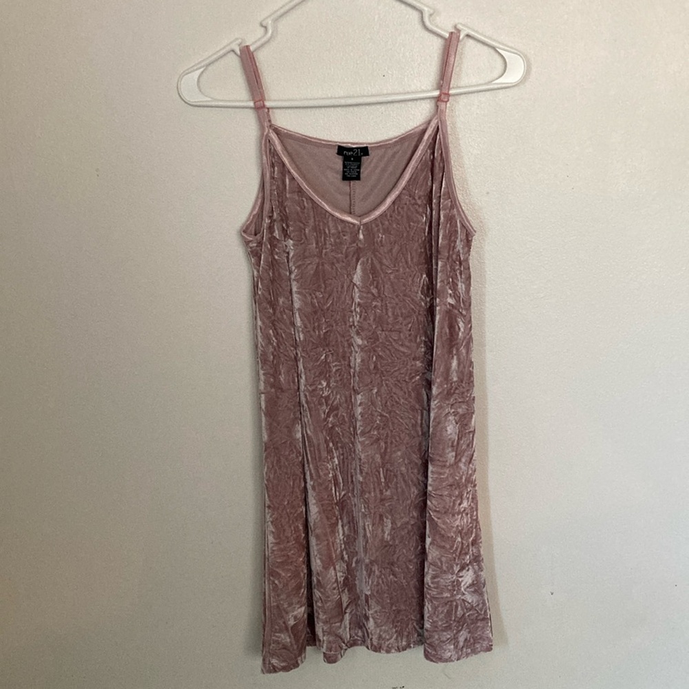 Pink Velvet Dress